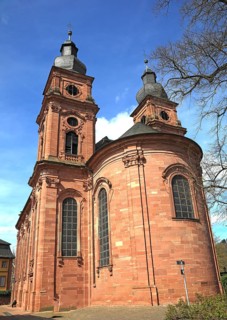 St. Gangolf Parish Church, Amorbach, Miltenberg District, Lower Franconia, Bavaria, Germany