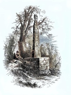 Carew Cross, Welsh Croes Caeriw, in Pembrokeshire, Wales, over four meters high Celtic high cross