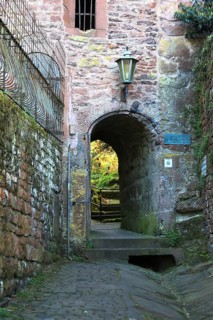 The Schnatterloch, originally referred to as a hole in the wall from which a drainage channel led