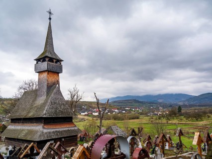 Biserica de lemn din Ieud Deal wooden church, Unesco Heritage Site, Leud, Maramure?, Romania