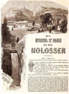 Paul's epistle to the Colossians, chapter 1, verses 1-4, letter, ancient Colossay, city of