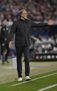 Coach Pellegrino Matarazzo TSG 1899 Hoffenheim on the sidelines, gestures, gesture, PreZero Arena,
