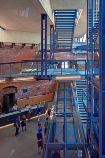 Modern staircases in the Museum Documentation Center, Reichsparteitagsgelände, Bayernstr. 110,