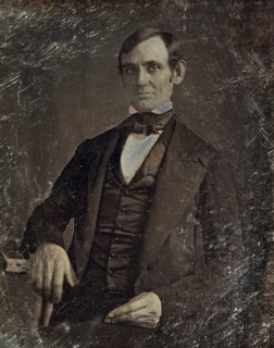 Portrait of Abraham Lincoln, daguerreotype, 1846, USA Abraham Lincoln (1809 - 1865) was an American