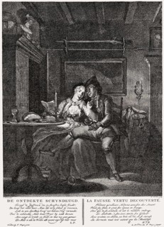Socially critical picture by Cornelis Troost, 1696 – 1750, actor and painter from Amsterdam