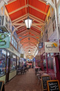 Interior view, Covered Market, Oxford, England, Great Britain