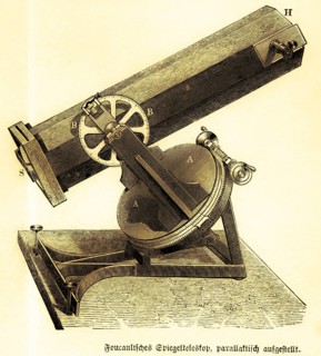 Foucault reflecting telescope, parallactic, Jean Bernard Léon Foucault (1819 -1868) optics, French