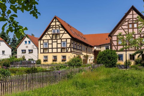 Dorfkern Radebeul Zitschewig, Zitschewig, Saxony, Germany