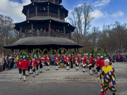 Schaeffler dance in 2026 in the English Garden, behind the Chinese Tower. The event takes place