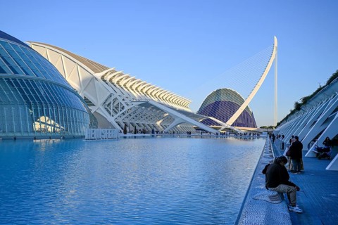 L'Hemisferic, IMAX cinema, and Museo de las Ciencias Principe Filipe, Ciudad de las Artes y de las