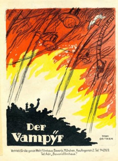 The vampire, From the true life of artists, silent film, Germany, film, Fred Stranz, Gussy Fritz,