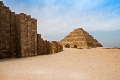 Step Pyramid, Pyramid of Djoser, Saqqara, UNESCO World Heritage Site, Memphis, Cairo, Egypt