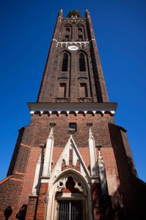 Church tower, St. Peter Church and Bible Tower, Wörlitzer Park, Wörlitzer Anlagen, Wörlitz,