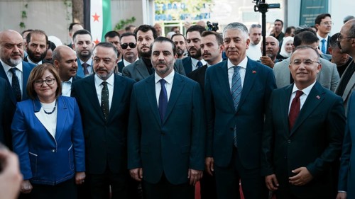 GAZIANTEP, TURKEY - JUNE 11, 2026: Turkish Deputy Foreign Minister Ali Ozel and Turkish Ambassador