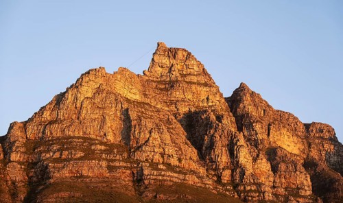 Table Mountain cable car, evening mood, Cape Town, South Africa