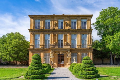 Pavillon Vendôme Historic Palace Museum with Park, Aix-en-Provence, Bouches-du-Rhone, Provence,