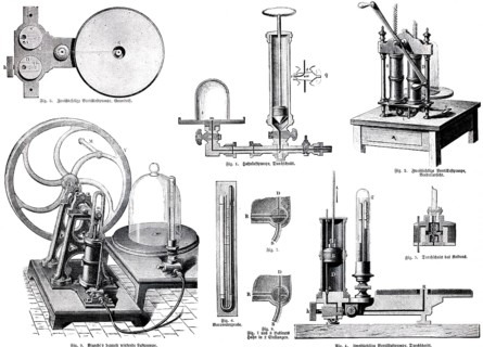 Mechanical devices, average through the tap air pump, two-deep valve air pump in front view and