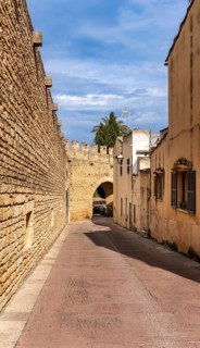 Medieval Walls, the city wall of Alcudia, Majorca, Spain