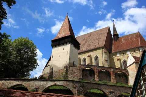 Romania, the fortified church of Biertan, German Birthälm, municipality in the district of Sibiu in
