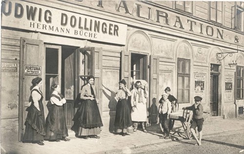 Linz, Schabetsberger Säle, Hauptstr. 1, Ludwig Dollinger, restaurant, tavern, function rooms, shop,