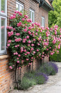 Shrub rose (Rosa), Schleswig-Holstein, Germany