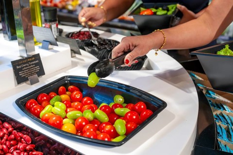 Self-service cherry tomatoes, Bangkok, Thailand