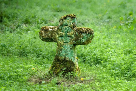 Schäferstein, Weathered Shepherd's Cross, Penitence Cross, Atonement Cross, Stone Cross as a Symbol