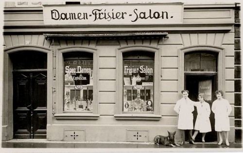 Hairdressing salon, ladies, hairdressers, employees, shop, business, profession, twenties, Three