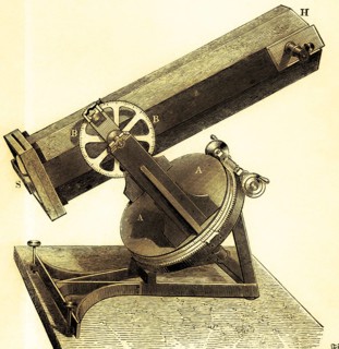 Foucault reflector telescope, parallactic, Jean Bernard Léon Foucault (1819 -1868) optics, French