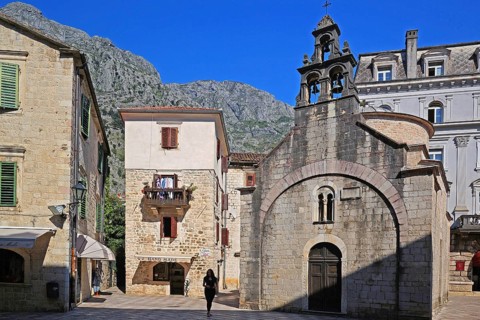 The town of Kotor in Montenegro, Adriatic coast, Kotor, Montenegro