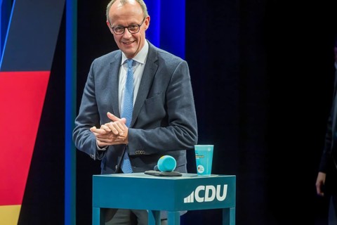 Election event of the CDU party for the Bundestag elections with top candidate Friedrich Merz.