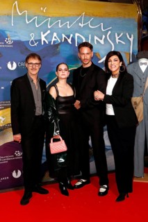 Marcus O. Rosenmüller, Vanessa Loibl, Vladimir Burlakov and Alice Brauner at the Berlin premiere of
