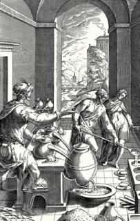 Old chemical laboratory, 18th century