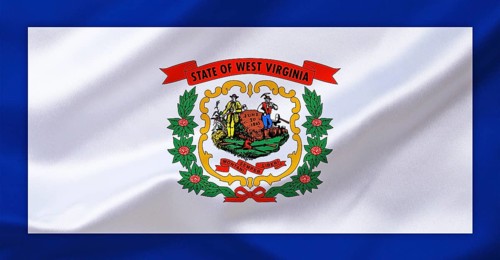 The flag of West Virginia, Studio