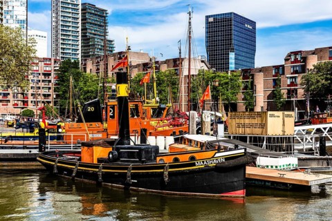 Wijnhaven and Leuvehaven, Rotterdam, The Netherlands