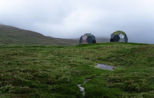 Grasshouses on Streymoy, Faroe Islands