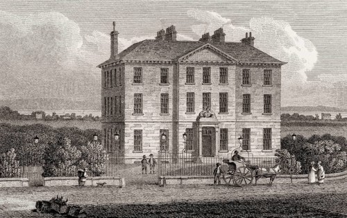 Bellevue House, Drummond Place, Edinburgh, Scotland, 19th century, Views in Edinburgh by J. & H. S.
