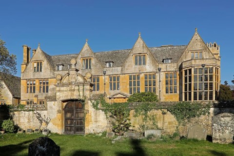 Stanway House, Cemetery, Stanway, The Cotswolds, England, Great Britain