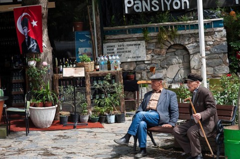 Sirince Village, Selcuk, Izmir Turkey. May 1st 2017. Sirince Village near Selcuk in Izmir Turkey