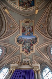Ceiling painting in the parish church of the Assumption of the Virgin Mary, Thaur, Innsbruck