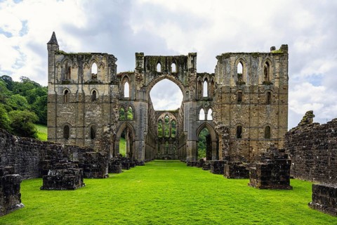 Rievaulx Abbey, North York Moors National Park, North Yorkshire, England, UK