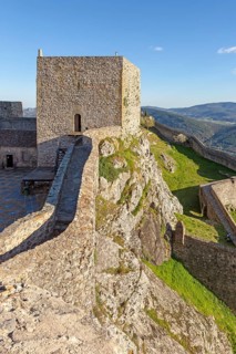 Historic castle medieval village of Marvão, Portalegre district, Alto Alentejo, Portugal, Southern