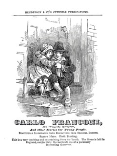Exciting stories for young people, title page of a book, around 1860, published by Henderson & Co,