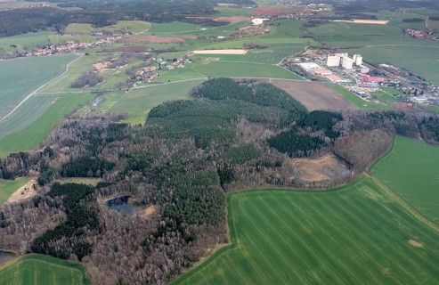 Friessnitzer See-Struth, Germany, Greiz, Krähenteich, Sandberg, Struth, Thuringia, Aerial View,
