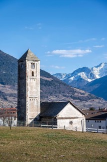 St Benedict's Church, Malles Venosta, Bolzano, South Tyrol, Italy