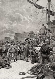 Mutiny against Christopher Columbus, 1451, 1506, Italian navigator in the service of Spain