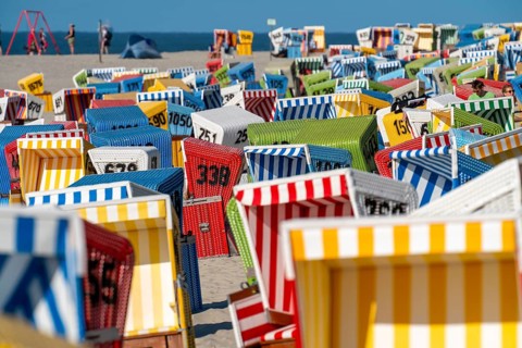 North Sea island of Langeoog, early summer, shortly after the first easing of the lockdown in the