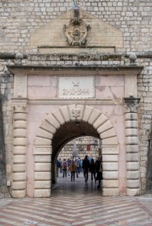 City gate, entrance to the old town, Kotor, Montenegro, Balkans