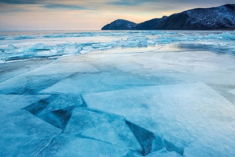 Russia, Siberia. Situated in south-east Siberia, the 3.15-million-ha Lake Baikal is the oldest (25