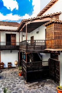 magnificent buildings in the capital Arrecife, Lanzarote, Canary Islands, Spain
